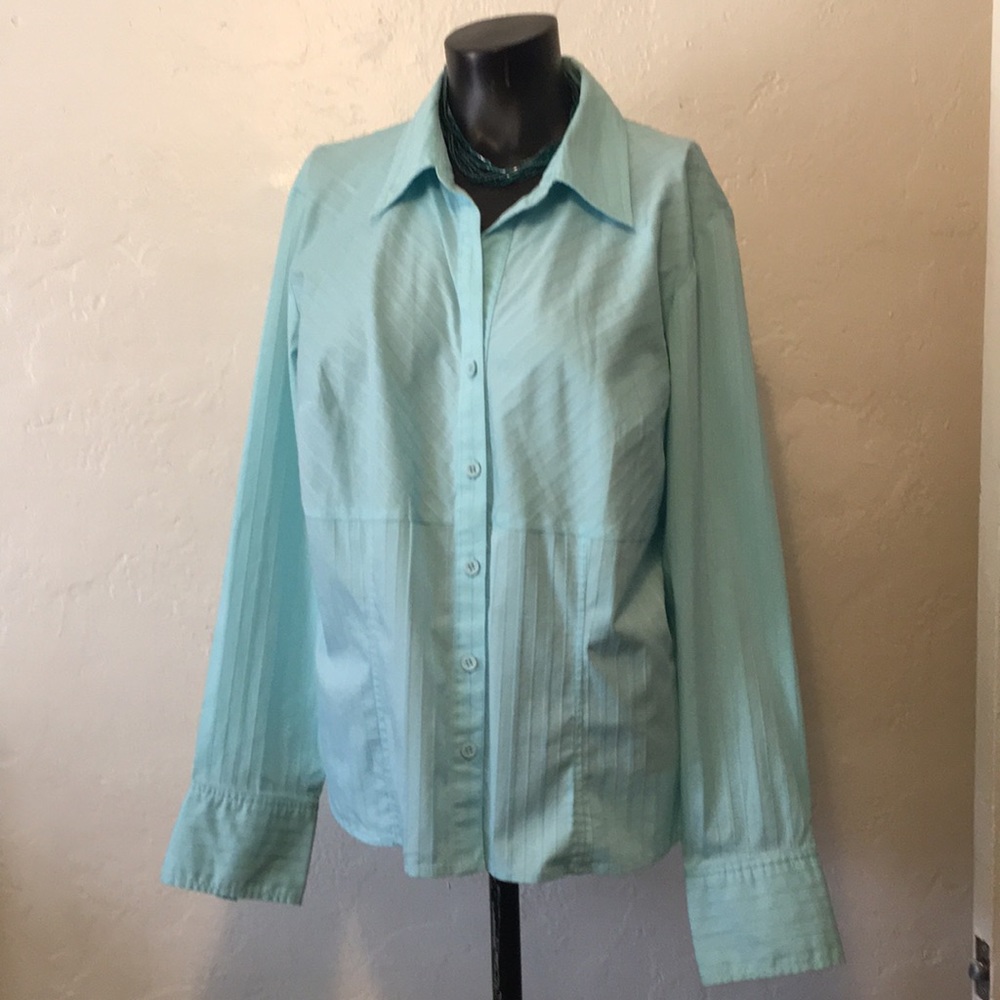 Lane Bryant Double Stripes Blouse